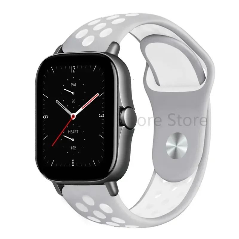 Silicone Sport Watch Band 20mm 22mm For Amazfit GTS GTR Bip Series 12