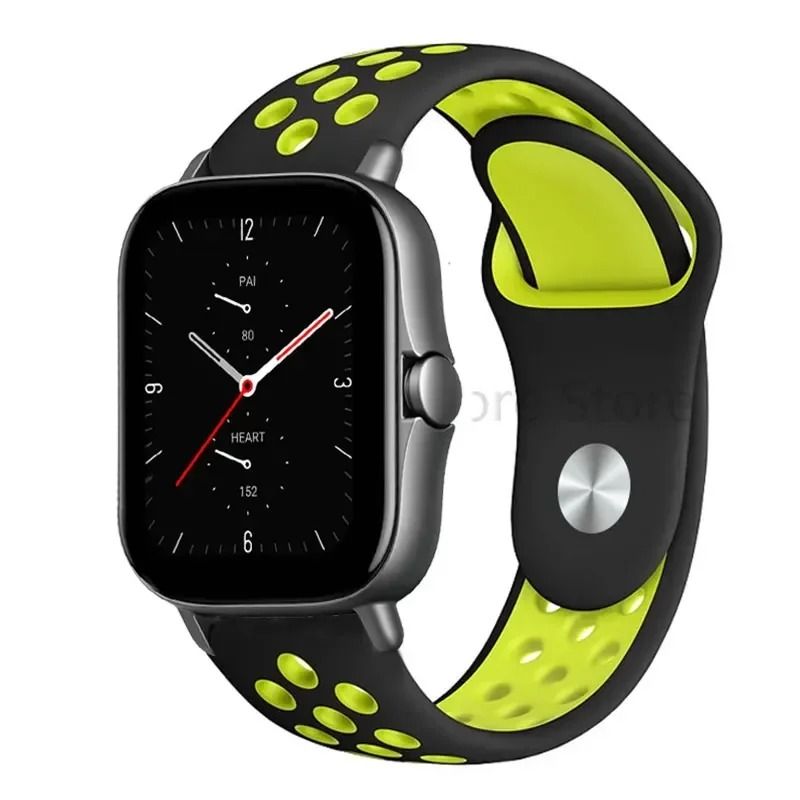 Silicone Sport Watch Band 20mm 22mm For Amazfit GTS GTR Bip Series 13