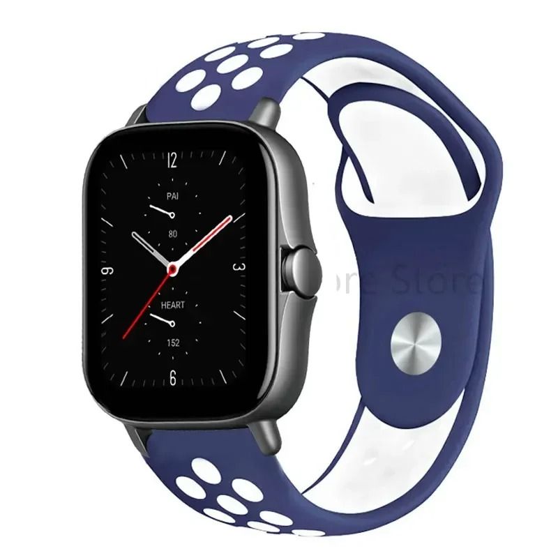 Silicone Sport Watch Band 20mm 22mm For Amazfit GTS GTR Bip Series 14