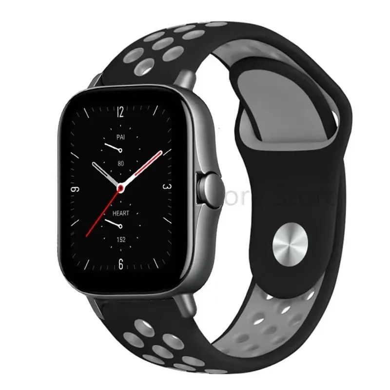 Silicone Sport Watch Band 20mm 22mm For Amazfit GTS GTR Bip Series 15