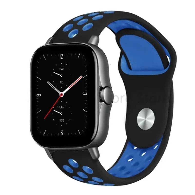 Silicone Sport Watch Band 20mm 22mm For Amazfit GTS GTR Bip Series 18