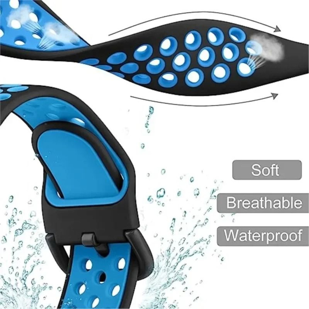 Silicone Sport Watch Band 20mm 22mm For Amazfit GTS GTR Bip Series 2