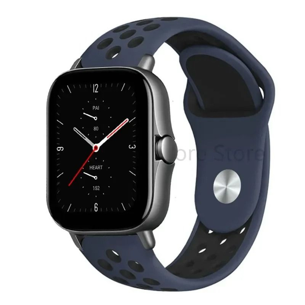 Silicone Sport Watch Band 20mm 22mm For Amazfit GTS GTR Bip Series 22