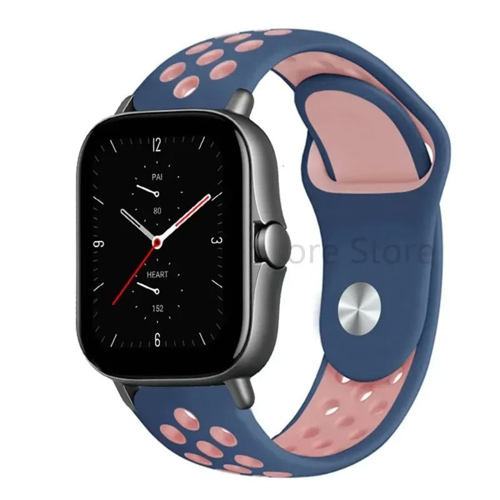 Silicone Sport Watch Band 20mm 22mm For Amazfit GTS GTR Bip Series 23