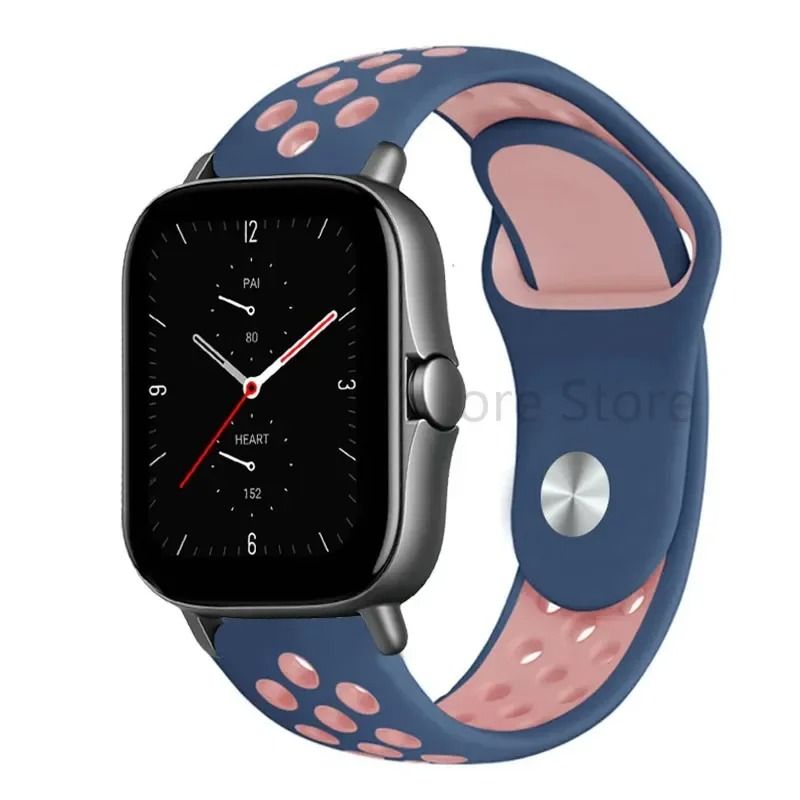 Silicone Sport Watch Band 20mm 22mm For Amazfit GTS GTR Bip Series 23