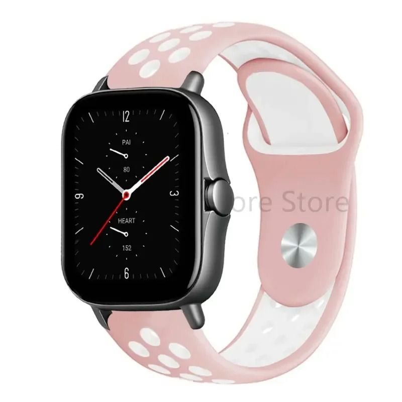 Silicone Sport Watch Band 20mm 22mm For Amazfit GTS GTR Bip Series 24