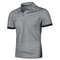 Mens Lightweight Short Sleeve Polo Shirt Solid Color Casual Sport Top 8