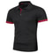 Mens Lightweight Short Sleeve Polo Shirt Solid Color Casual Sport Top 1