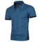 Mens Lightweight Short Sleeve Polo Shirt Solid Color Casual Sport Top 3