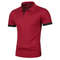 Mens Lightweight Short Sleeve Polo Shirt Solid Color Casual Sport Top 5