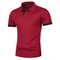 Mens Lightweight Short Sleeve Polo Shirt Solid Color Casual Sport Top 5