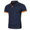 Mens Lightweight Short Sleeve Polo Shirt Solid Color Casual Sport Top 11