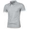 Mens Lightweight Short Sleeve Polo Shirt Solid Color Casual Sport Top 15
