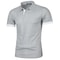 Mens Lightweight Short Sleeve Polo Shirt Solid Color Casual Sport Top 15