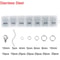 Jewelry Making Kit With Stainless Steel Jump Rings Clasps And Earring Hooks 14