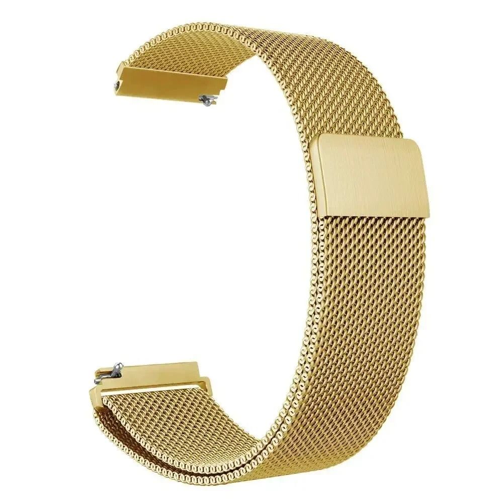 Magnetic Milanese Stainless Steel Watch Strap 20mm 22mm For Samsung Galaxy And Huawei Watches 9