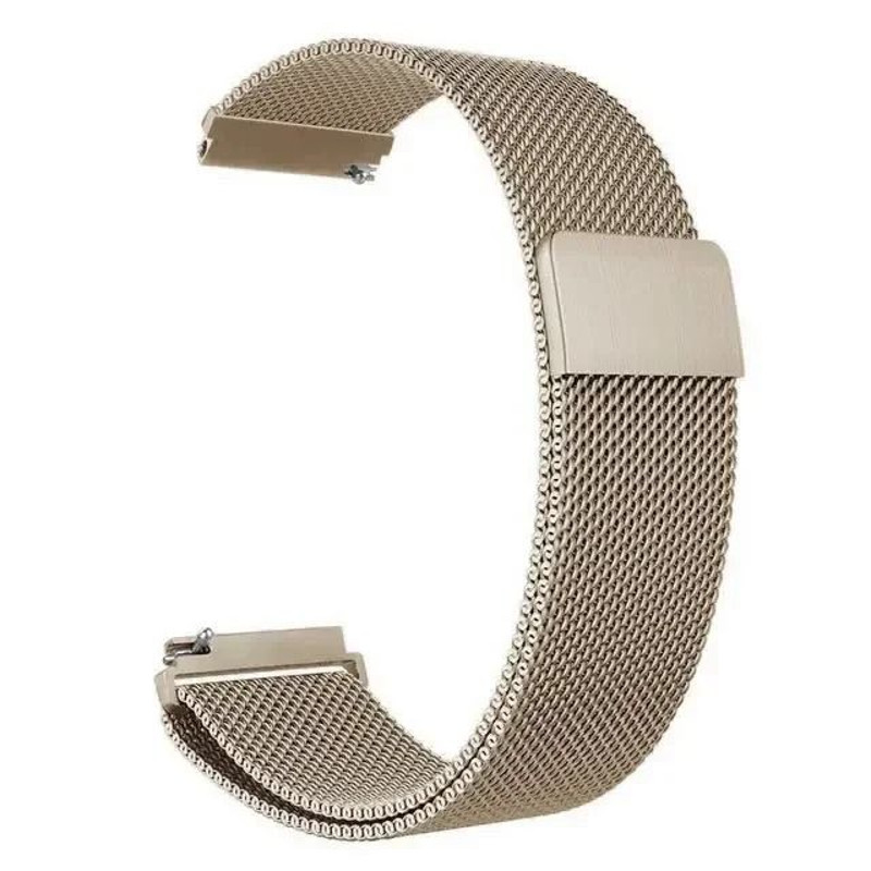 Magnetic Milanese Stainless Steel Watch Strap 20mm 22mm For Samsung Galaxy And Huawei Watches 12