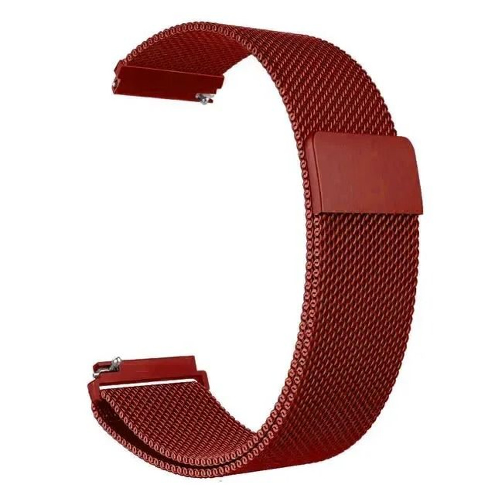 Magnetic Milanese Stainless Steel Watch Strap 20mm 22mm For Samsung Galaxy And Huawei Watches 15