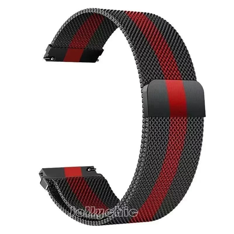 Magnetic Milanese Stainless Steel Watch Strap 20mm 22mm For Samsung Galaxy And Huawei Watches 23