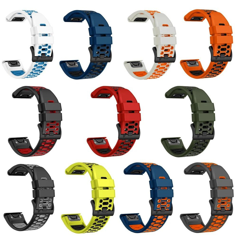 QuickFit Sport Silicone Watch Strap 22mm 26mm For Garmin Fenix And Epix 4