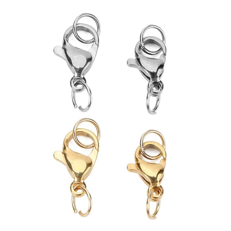 Stainless Steel Lobster Clasp And Jump Ring Set For Jewelry Making 4