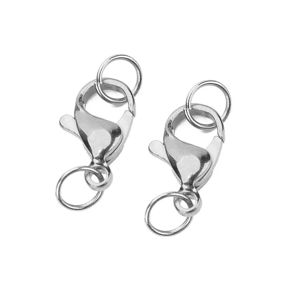 Stainless Steel Lobster Clasp And Jump Ring Set For Jewelry Making 6