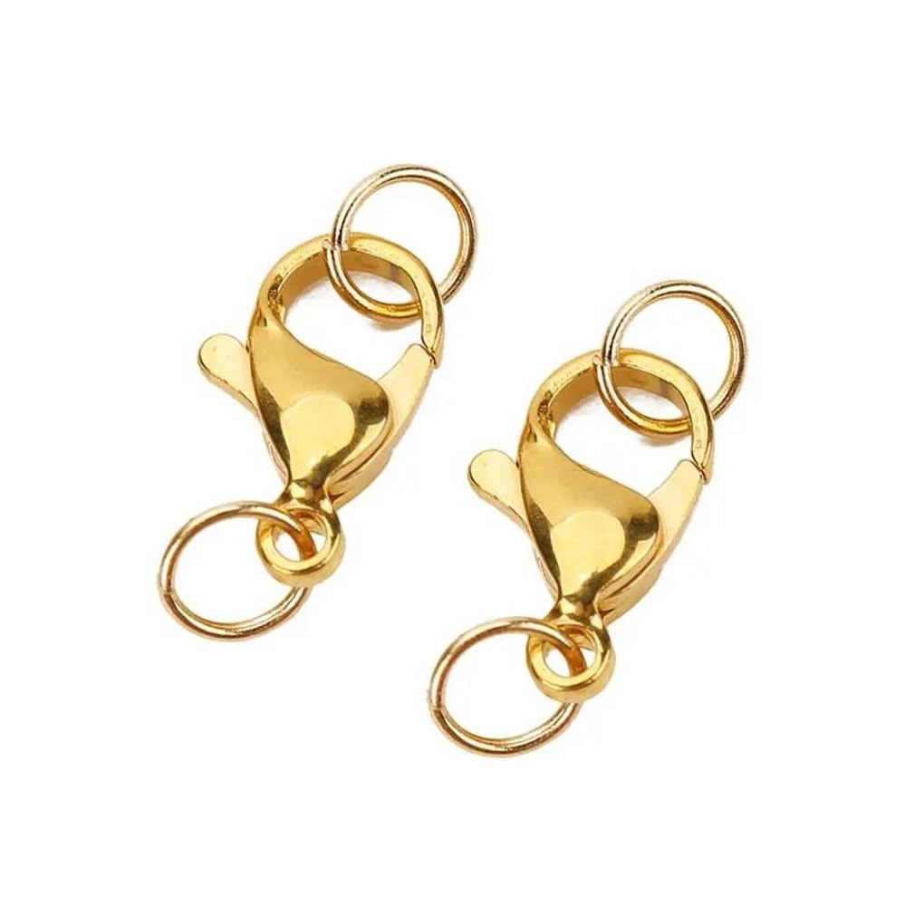 Stainless Steel Lobster Clasp And Jump Ring Set For Jewelry Making 7