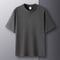Mens Pure Cotton Short Sleeve Round Neck Casual T Shirt 4