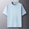 Mens Pure Cotton Short Sleeve Round Neck Casual T Shirt 5