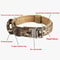 Tactical Dog Collar With Metal Buckle And Adjustable Nylon Strap 1
