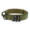 Tactical Dog Collar With Metal Buckle And Adjustable Nylon Strap 8