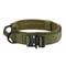 Tactical Dog Collar With Metal Buckle And Adjustable Nylon Strap 8