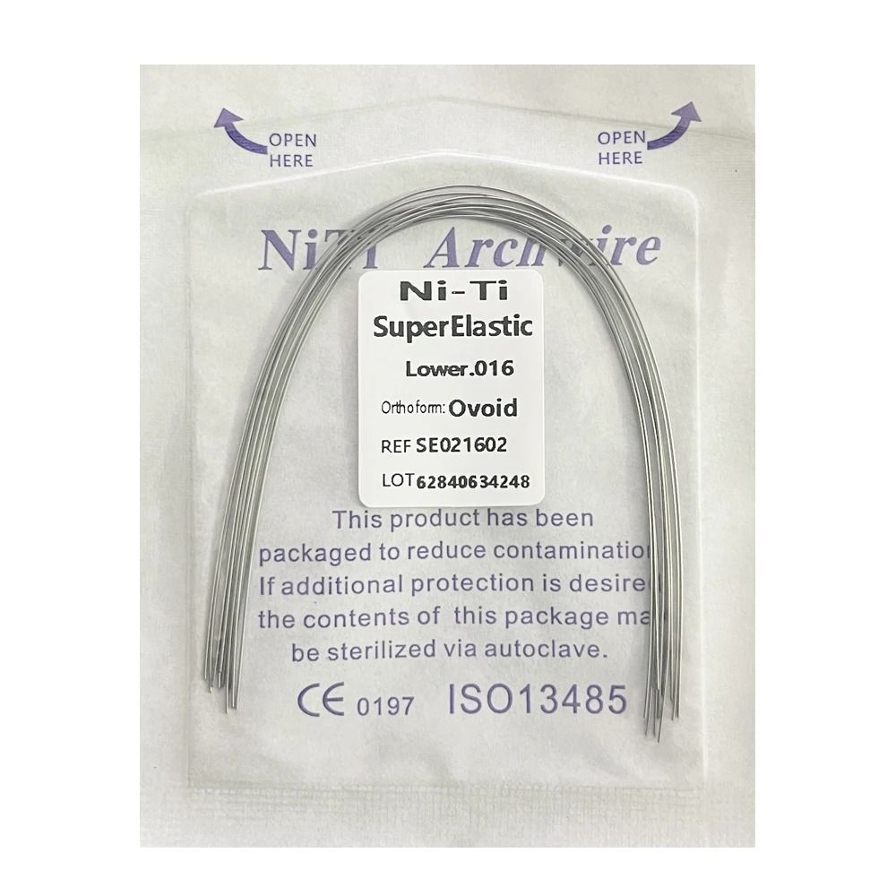 Dental Orthodontic NITI Arch Wires Set For Braces 9