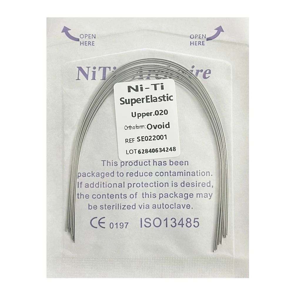 Dental Orthodontic NITI Arch Wires Set For Braces 11