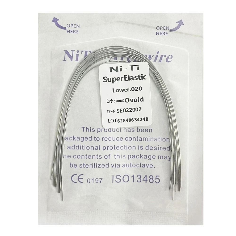 Dental Orthodontic NITI Arch Wires Set For Braces 12