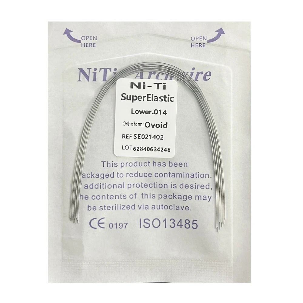Dental Orthodontic NITI Arch Wires Set For Braces 6