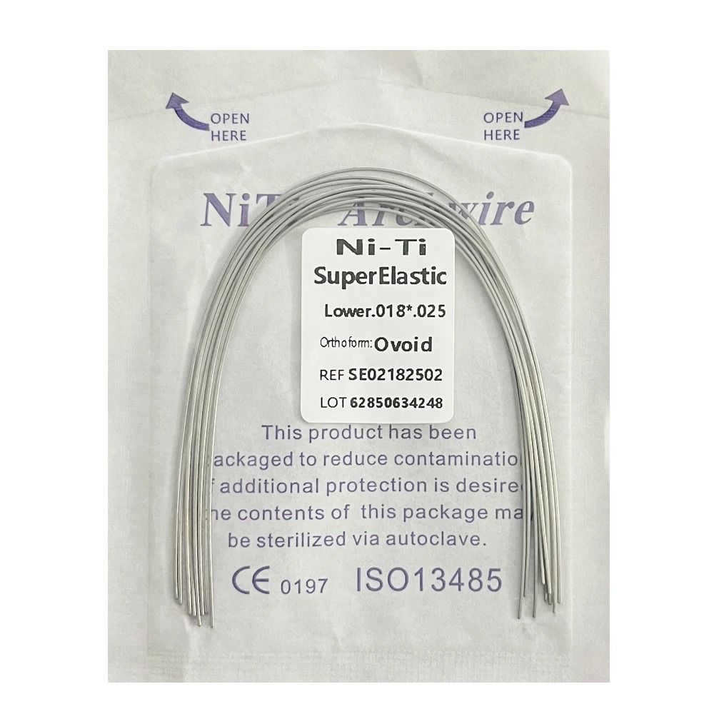 Dental Orthodontic NITI Arch Wires Set For Braces 18