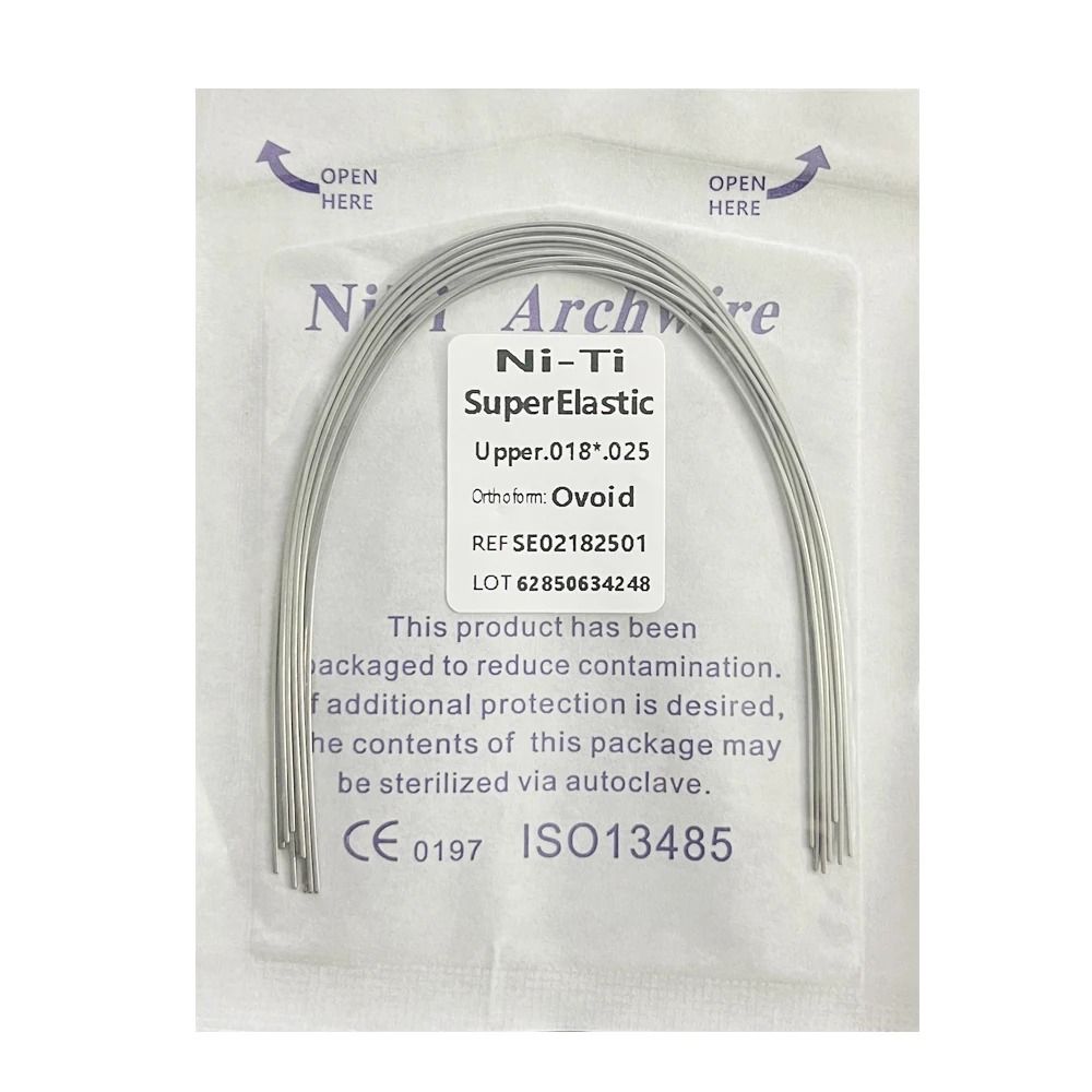 Dental Orthodontic NITI Arch Wires Set For Braces 19
