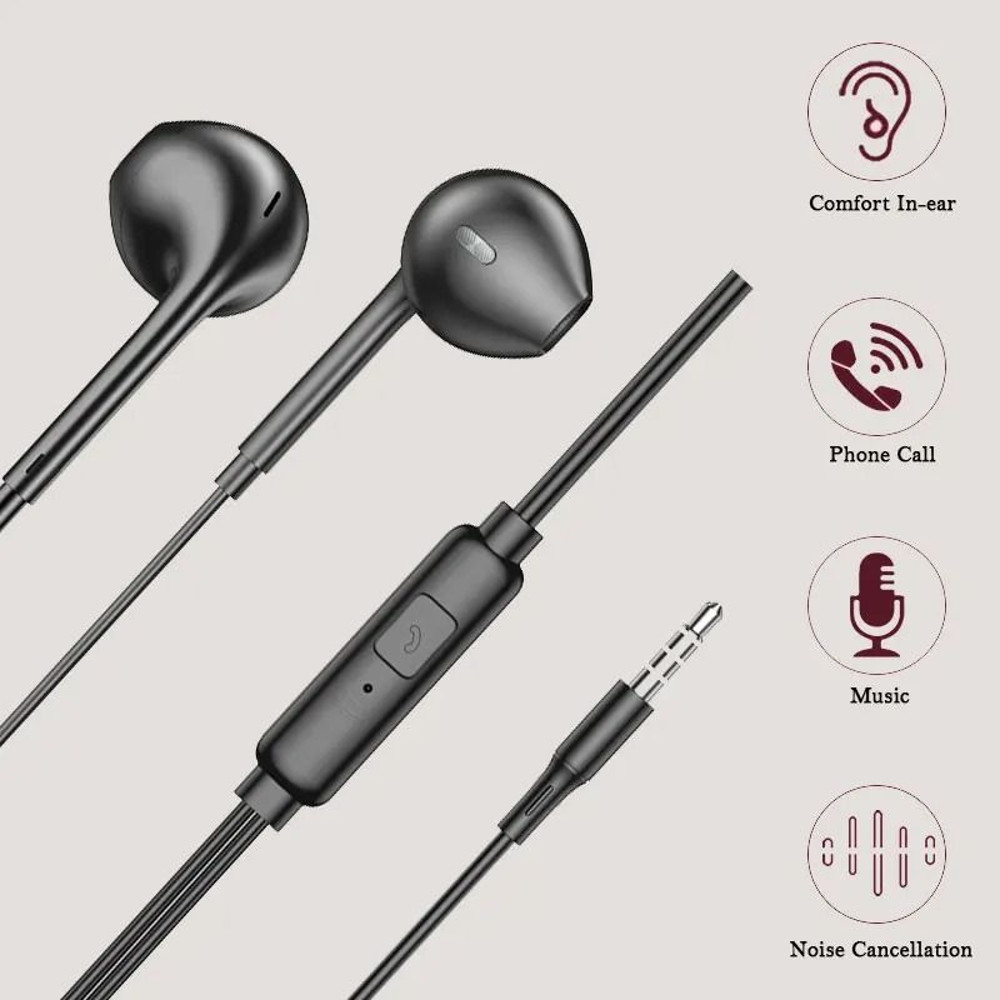 35mm Wired In Ear Headphones With Mic For Sports And Mobile 2