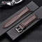 Calfskin Genuine Leather Watchband 38mm 40mm 41mm For Apple Watch 9