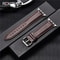 Calfskin Genuine Leather Watchband 38mm 40mm 41mm For Apple Watch 14