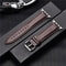 Calfskin Genuine Leather Watchband 38mm 40mm 41mm For Apple Watch 2