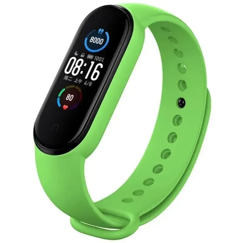 Silicone Watch Strap For Xiaomi Mi Band 7 6 5 4 3 12