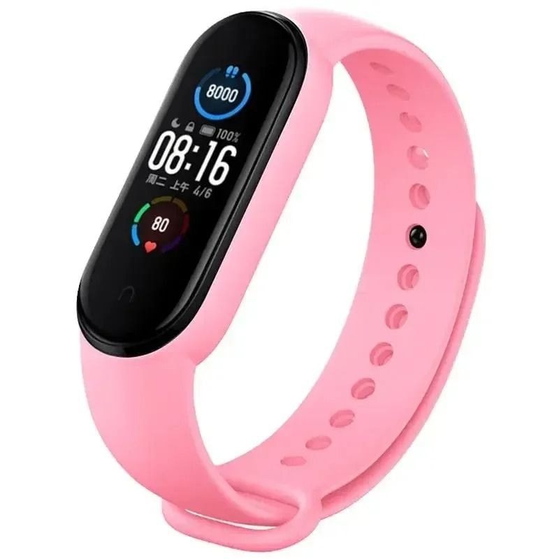 Silicone Watch Strap For Xiaomi Mi Band 7 6 5 4 3 22