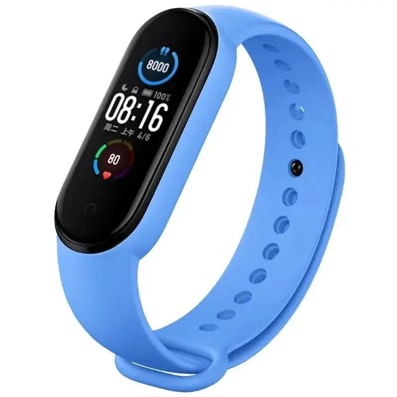 Silicone Watch Strap For Xiaomi Mi Band 7 6 5 4 3 24