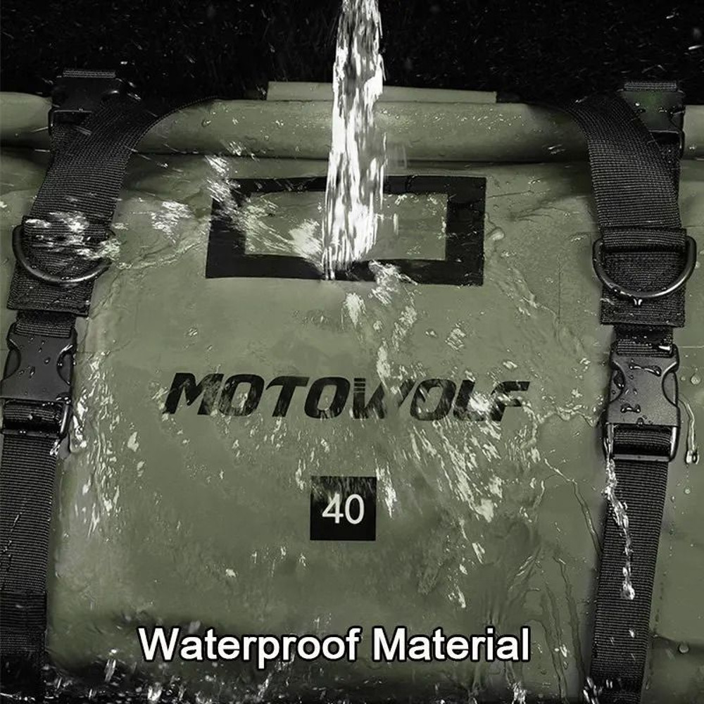 Waterproof Motorcycle Tail Bag 40L 66L For KTM BMW Yamaha Touring 1