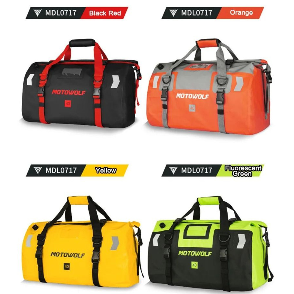 Waterproof Motorcycle Tail Bag 40L 66L For KTM BMW Yamaha Touring 3