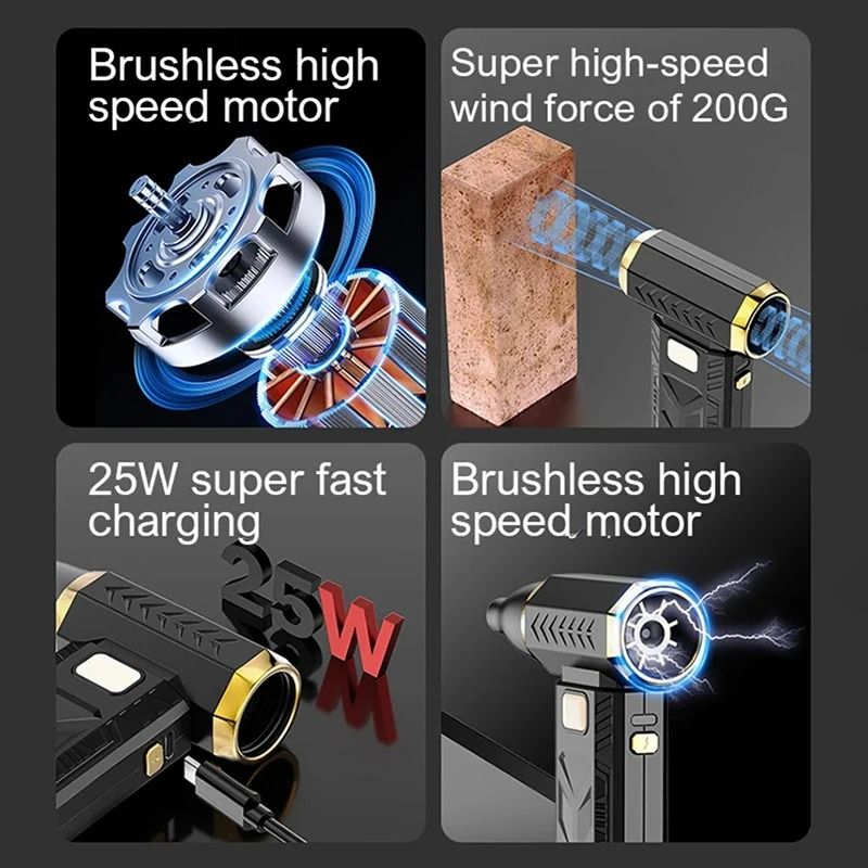 Xiaomi 2in1 Violent Fan 1000000RPM Air Blower And Vacuum 4