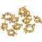 Stainless Steel Gold Round Spring Clasps Set For Jewelry Making 1