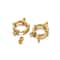 Stainless Steel Gold Round Spring Clasps Set For Jewelry Making 4